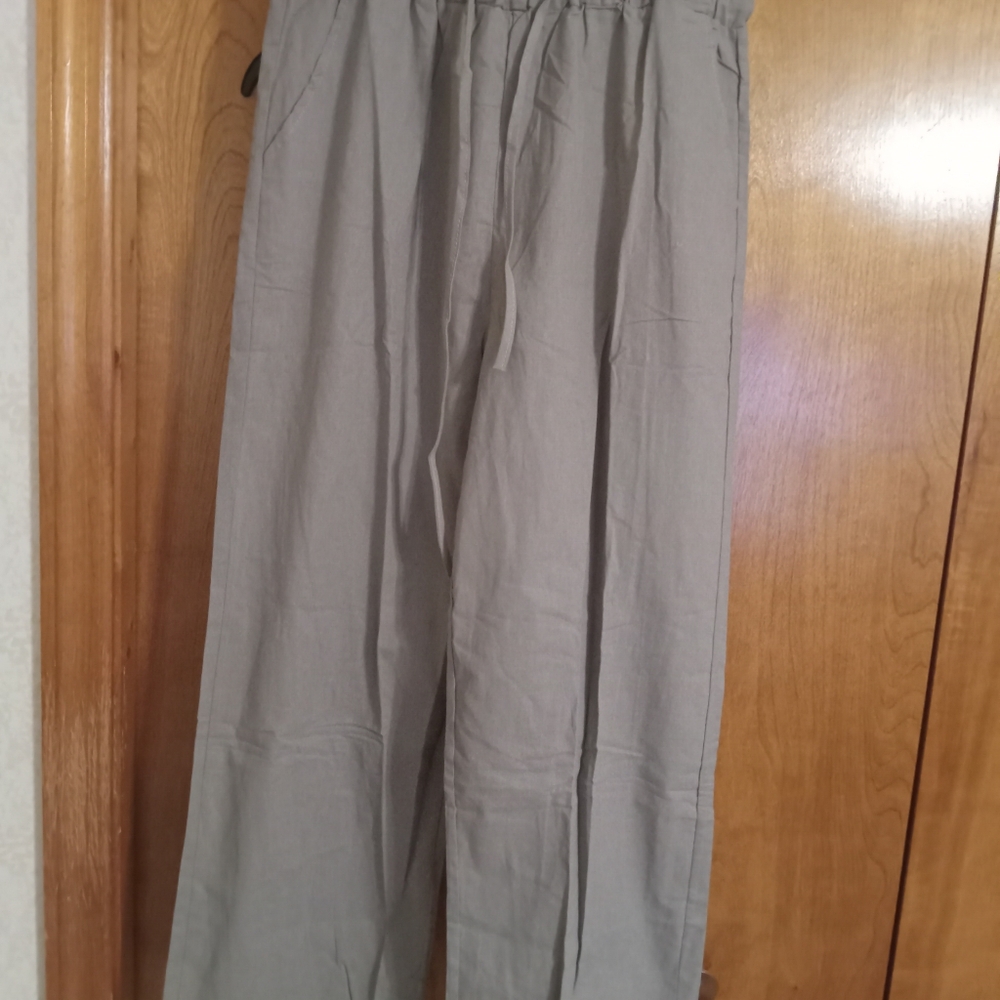 Cotton linen pants